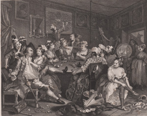 Rake's Progress by William Hogarth